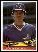 1984 Donruss Base Set #484 Ron Roenicke