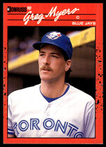 Greg Myers Trading Card Values | Sportlots Price Guide