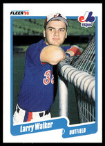 1990 Fleer Base Set #363 Larry Walker