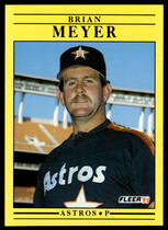 1991 Fleer Base Set #510 Brian Meyer