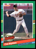1991 Donruss Bonus Cards/Highlights #BC-17 Cal Ripken Jr.