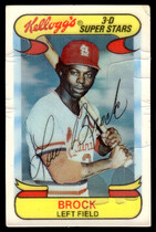 1978 Kelloggs Base Set #7 Lou Brock