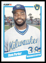 1990 Fleer Update #U-106 Dave Parker