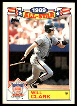 1990 Topps Glossy All Stars #2 Will Clark