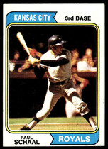 1974 Topps Base Set #514 Paul Schaal