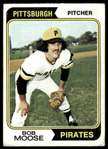 1974 Topps Base Set #382 Bob Moose