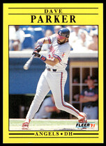 1991 Fleer Update #U-10 Dave Parker