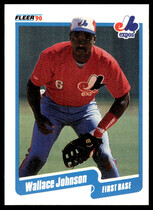 1990 Fleer Base Set #351 Wallace Johnson