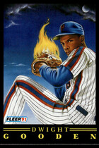 1991 Fleer Pro-Visions #7 Dwight Gooden
