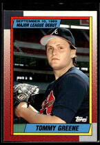 1990 Topps Debut 89 #45 Tommy Greene