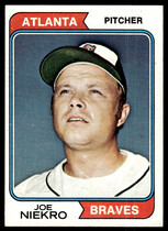 1974 Topps Base Set #504 Joe Niekro