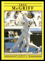 1991 Fleer Update #U-125 Fred McGriff