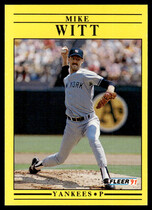 1991 Fleer Base Set #680 Mike Witt