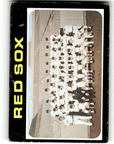 1971 Topps Base Set #386 Red Sox Team