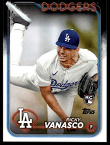 2024 Topps Update #US38 Ricky Vanasco