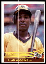 1984 Donruss Base Set #568 Alan Wiggins