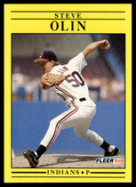 1991 Fleer Base Set #374 Steve Olin