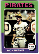 1975 Topps Base Set #492 Richie Hebner