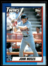 1990 Topps Base Set #653 John Moses