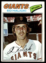 1977 Topps Base Set #343 Ed Halicki