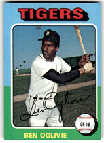 1975 Topps Base Set #344 Ben Oglivie