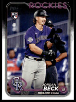 2024 Topps Update #US198 Jordan Beck