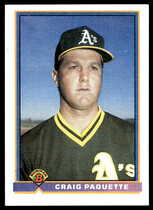1991 Bowman Base Set #236 Craig Paquette