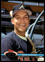 1991 Stadium Club Base Set #26 David Justice