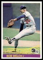 1984 Donruss Base Set #153 Bob Welch
