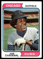 1974 Topps Base Set #185 Jose Cardenal