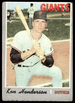 1970 Topps Base Set #298 Ken Henderson