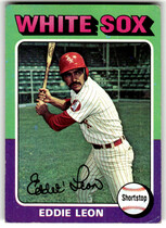 1975 Topps Base Set #528 Eddie Leon