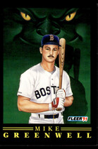 1991 Fleer Pro-Visions #8 Mike Greenwell