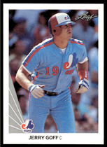 1990 Leaf Base Set #476 Jerry Goff