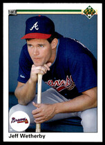 1990 Upper Deck Base Set #611 Jeff Wetherby