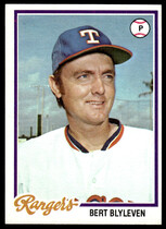 1978 Topps Base Set #131 Bert Blyleven