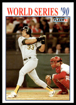1991 Fleer World Series #3 Jose Canseco