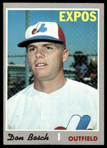 1970 Topps Base Set #527 Don Bosch