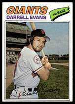 1977 Topps Base Set #571 Darrell Evans