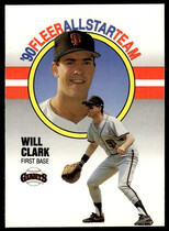 1990 Fleer All Stars #2 Will Clark