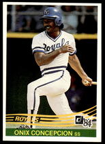 1984 Donruss Base Set #95 Onix Concepcion
