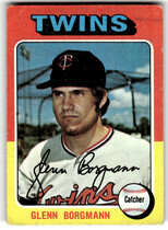 1975 Topps Base Set #127 Glen Borgmann