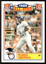1990 Topps Glossy All Stars #19 Ruben Sierra