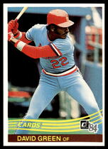1984 Donruss Base Set #425 David Green