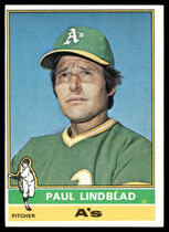 1976 Topps Base Set #9 Paul Lindblad