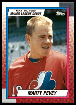 1990 Topps Debut 89 #98 Marty Pevey