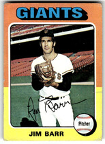 1975 Topps Base Set #107 Jim Barr