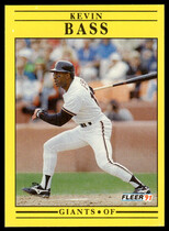 1991 Fleer Base Set #253 Kevin Bass
