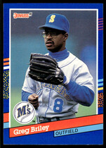 1991 Donruss Base Set #352 Greg Briley