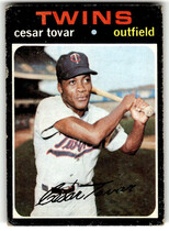 1971 Topps Base Set #165 Cesar Tovar